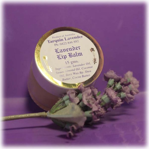 Lavender Lip Balm 15ml Tarquin