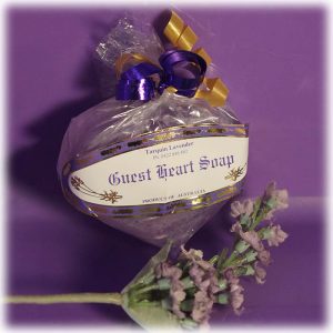 Lavender purple heart soap 30gms